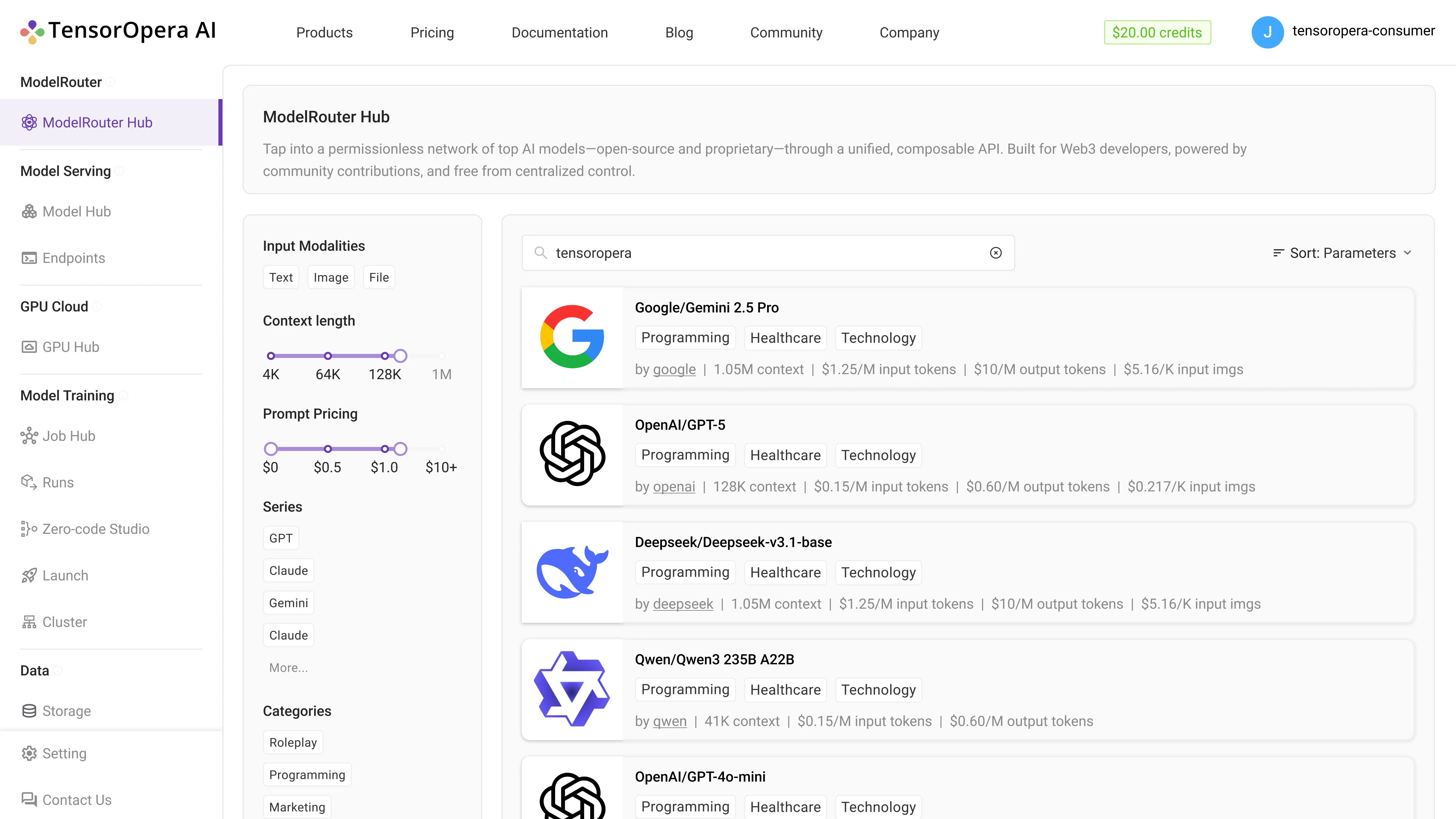 AI Platform - Model Router
